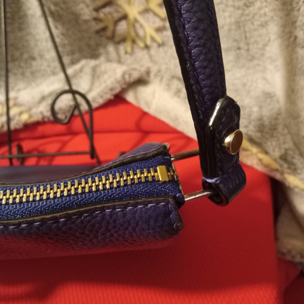 Kate Spade Grape Pebbled Leather Crossbody Bag and Wallet Set EUC - Picture 8 of 16